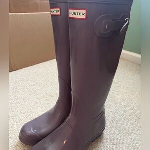 Purple Hunter Boots Size 11 Women’s Amazing Shape
